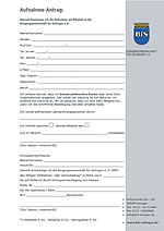 BfS  Aufnahmeantrag